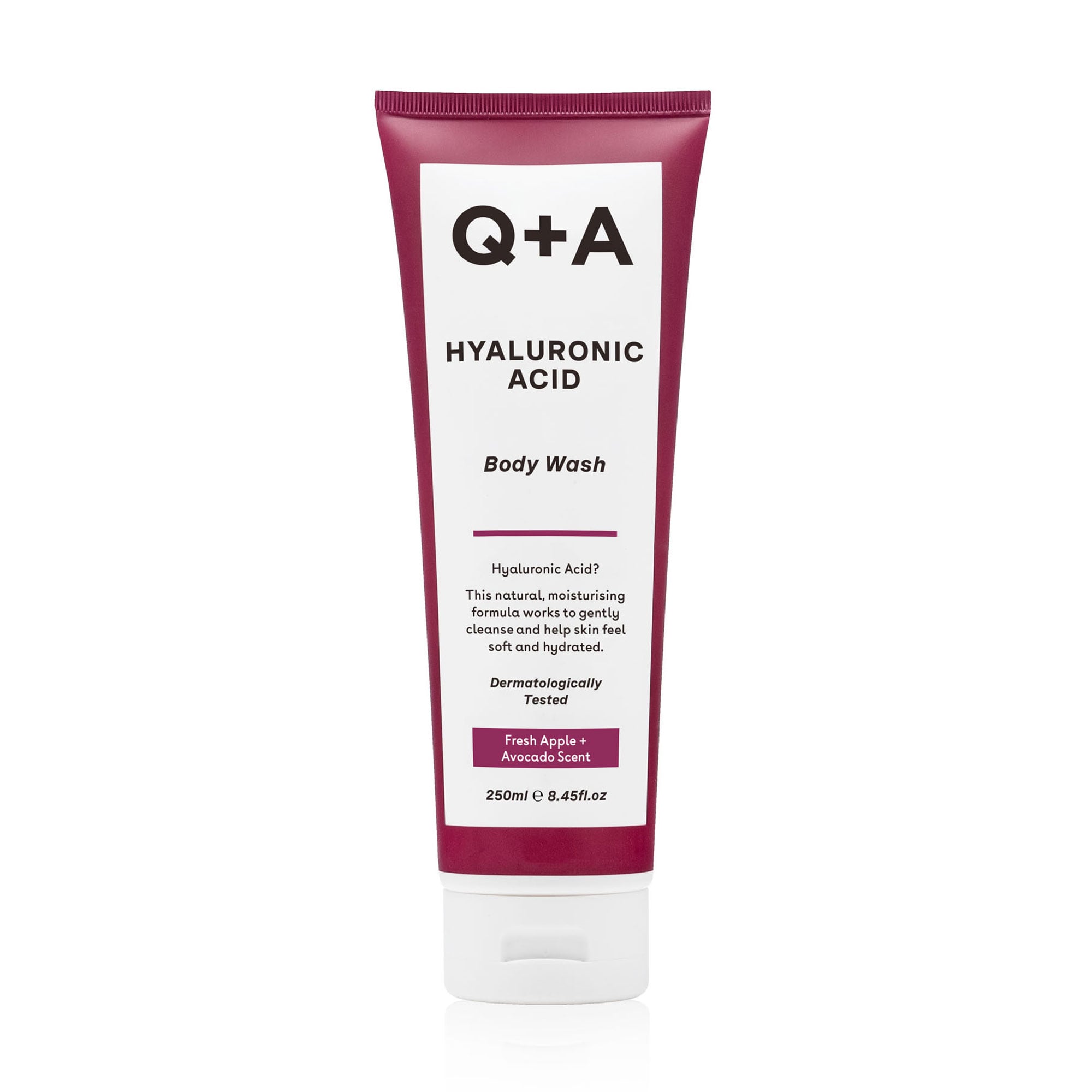 Очищувальний гель для тіла Q+A Hyaluronic Acid Body Wash з гіалуроновою кислотою, 250 мл